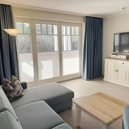 Duenenpark - Komfort Mit 1 Schlafzimmer Und Terrasse Im Erdgeschoss 285 דירה בינץ